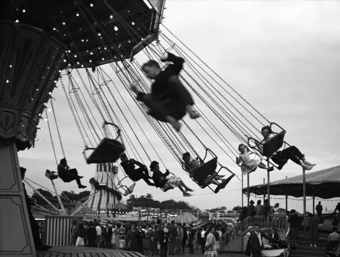 Framed Print : Children ride a carousel Framed Print : Children ride a carousel