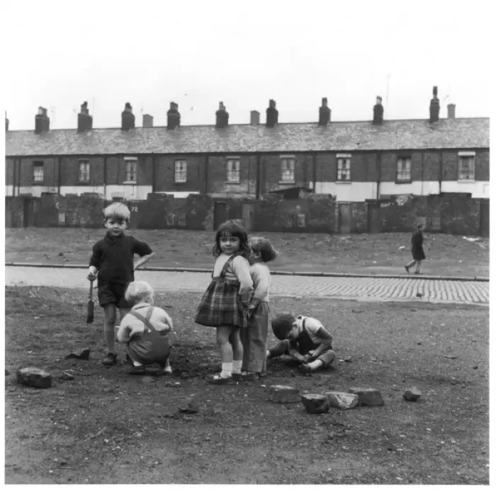 Framed Print : Children / Rubble 1960S Framed Print : Children / Rubble 1960S