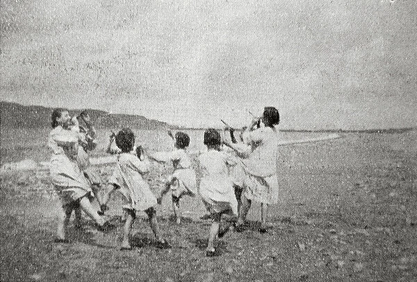 Children from Scholfield Home, Wavertree, at Conway