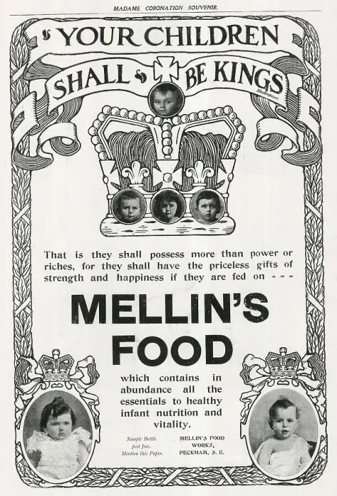 Framed Print : Your Children Shall Be Kings, Mellin's Food advert Framed Print : Your Children Shall Be Kings, Mellin's Food advert