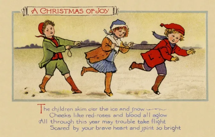Framed Print : Children in the snow
