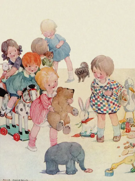 Framed Print : Children and toys Framed Print : Children and toys