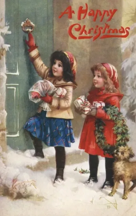 Framed Print : Children Visiting Framed Print : Children Visiting