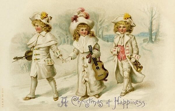 Children in winter attire