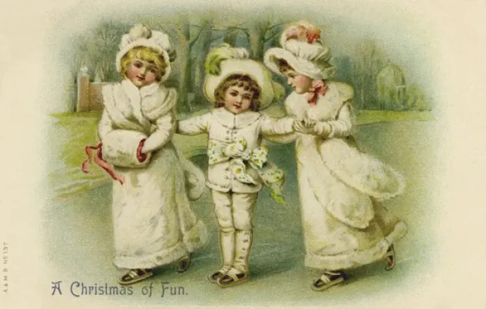 Framed Print : Children in winter attire Framed Print : Children in winter attire