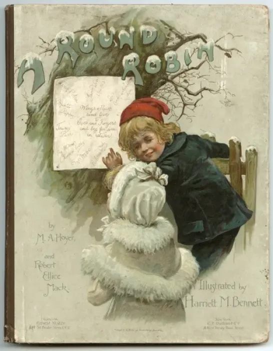 Framed Print : Children in Winter C1880 Framed Print : Children in Winter C1880