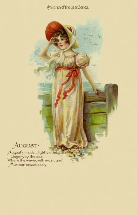 Framed Print : Children of the year. August Framed Print : Children of the year. August