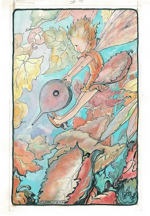 Framed Print : Children's design - pixies / fairies Framed Print : Children's design - pixies / fairies
