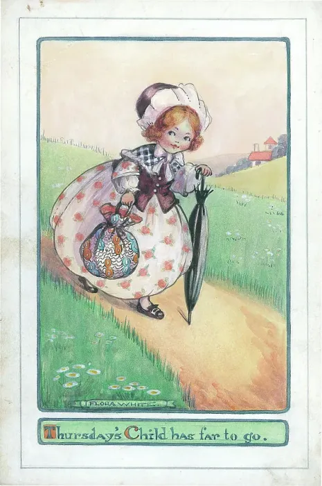 Framed Print : Children's design - Thursday's child Framed Print : Children's design - Thursday's child