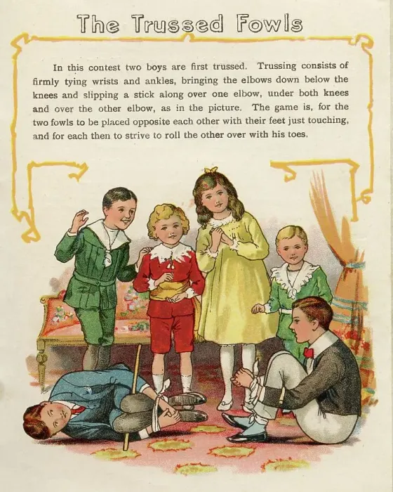 Framed Print : Children's Game the Trussed Fowls Framed Print : Children's Game the Trussed Fowls
