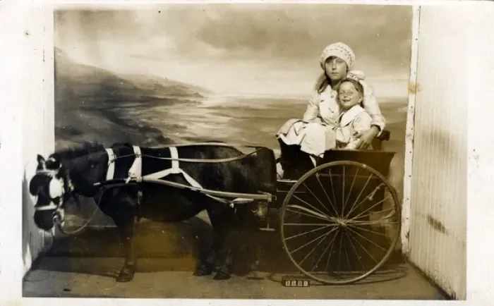 Framed Print : Childrens Horse & Trap Framed Print : Childrens Horse & Trap