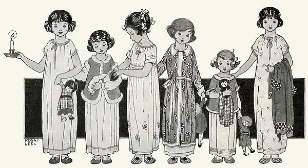 Childrens nightdresses 1913