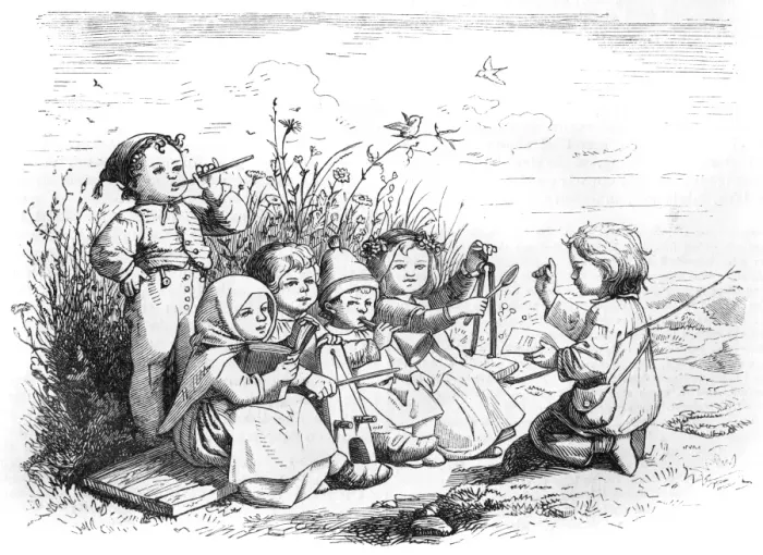 Framed Print : Childrens Orchestra Framed Print : Childrens Orchestra