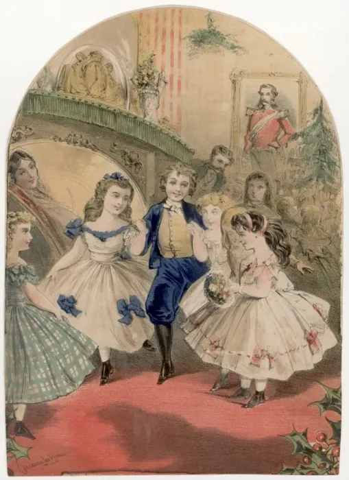 Framed Print : CHILDRENs PARTY C1855 Framed Print : CHILDRENs PARTY C1855