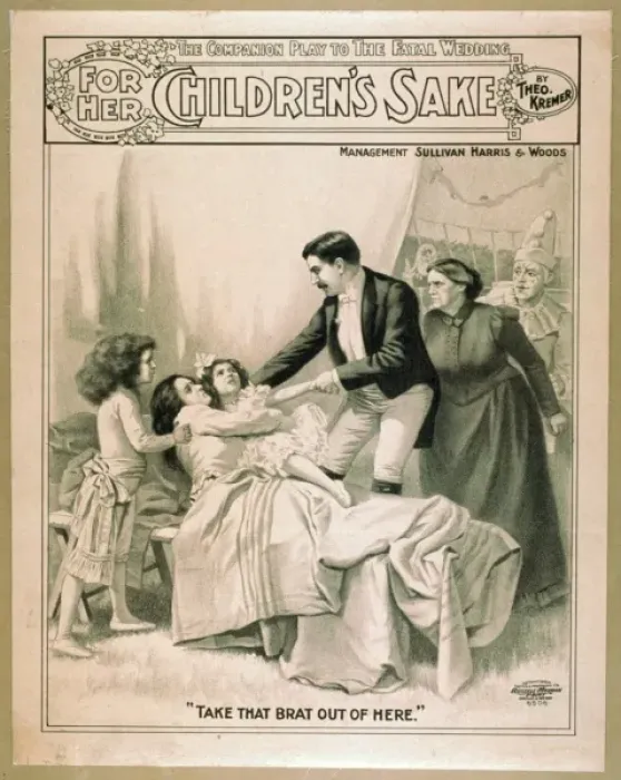Framed Print : For her childrens sake by Theo. Kremer : the companion play Framed Print : For her childrens sake by Theo. Kremer : the companion play