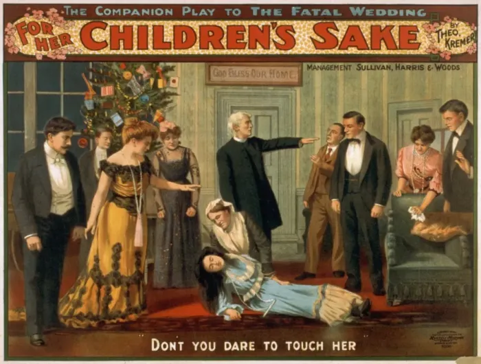 Framed Print : For her childrens sake by Theo. Kremer : the companion play Framed Print : For her childrens sake by Theo. Kremer : the companion play