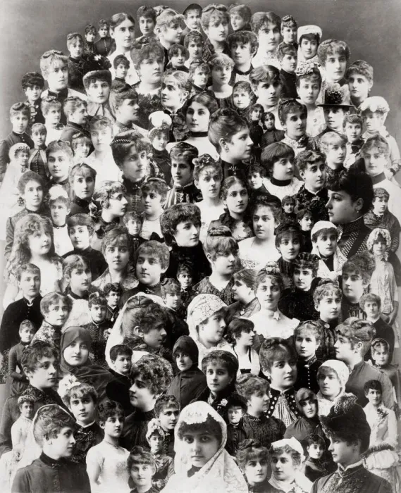 Framed Print : Chile composite image of young Chilean women, c. 1890 s Framed Print : Chile composite image of young Chilean women, c. 1890 s