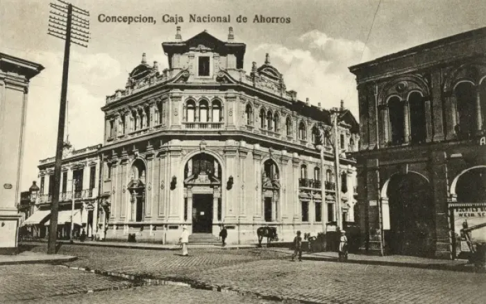 Framed Print : Chile - Concepcion - The National Savings Bank Framed Print : Chile - Concepcion - The National Savings Bank