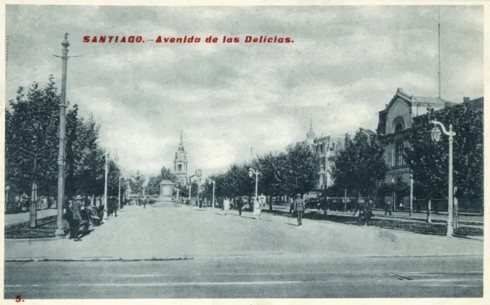 Framed Print : Chile - Santiago - Avenida de las Delicias Framed Print : Chile - Santiago - Avenida de las Delicias