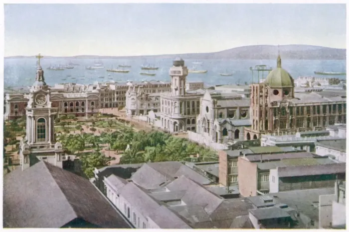 Framed Print : Chile / Valparaiso 1935 Framed Print : Chile / Valparaiso 1935