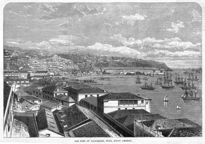 Framed Print : Chile Valparaiso Framed Print : Chile Valparaiso