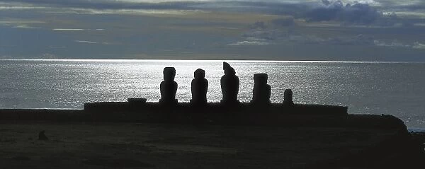 CHILE. VALPARAISO. Ahu Tahai. Easter Island