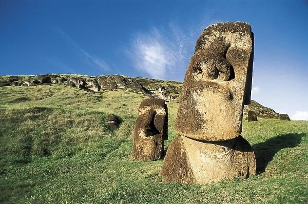 CHILE. VALPARAISO. Rano Raraku. Easter Island