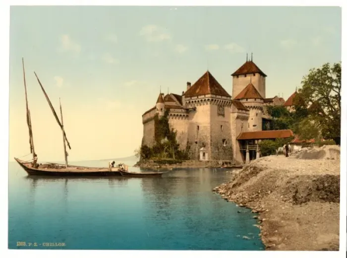 Framed Print : Chillon Castle, Geneva Lake, Switzerland