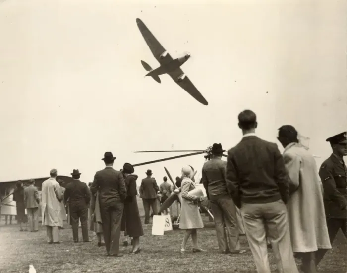 Framed Print : A Chilton DW1, G-AFGH, at the 1938 RAeS Garden Party Framed Print : A Chilton DW1, G-AFGH, at the 1938 RAeS Garden Party