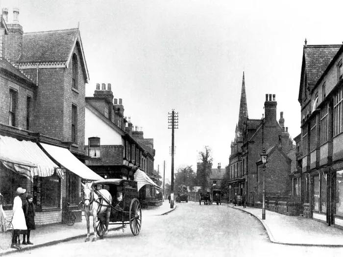 Framed Print : Chilwell Road, Beeston early 1900's Framed Print : Chilwell Road, Beeston early 1900's