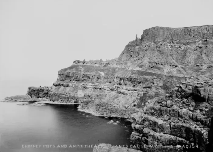 Framed Print : Chimney Pots and Amphitheatre, Giants Causeway Framed Print : Chimney Pots and Amphitheatre, Giants Causeway