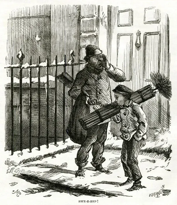 Framed Print : Chimney Sweep 1869 Framed Print : Chimney Sweep 1869