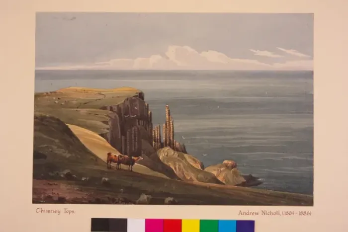Framed Print : Chimney Tops, Giants Causeway Framed Print : Chimney Tops, Giants Causeway