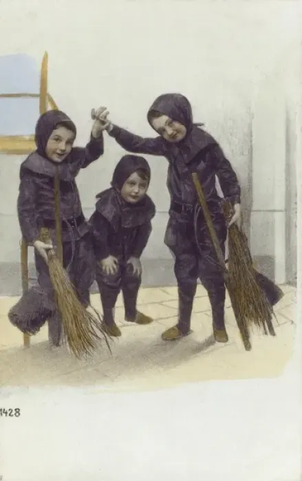 Framed Print : Three Chimneysweeps Framed Print : Three Chimneysweeps