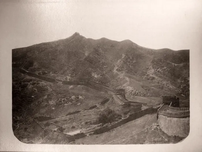 Framed Print : China c. 1880s - Great Wall at NW of Beijing Framed Print : China c. 1880s - Great Wall at NW of Beijing