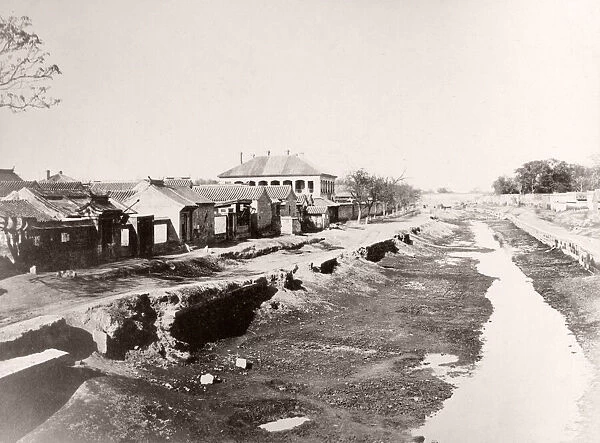 China c. 1880s - view in Peking, Beijing