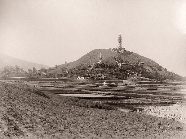 China c. 1880s - view, probably Peking, Beijing area