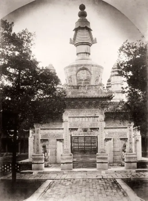 Framed Print : China c. 1880s Yellow Temple Lllama Monastery Beijing Framed Print : China c. 1880s Yellow Temple Lllama Monastery Beijing