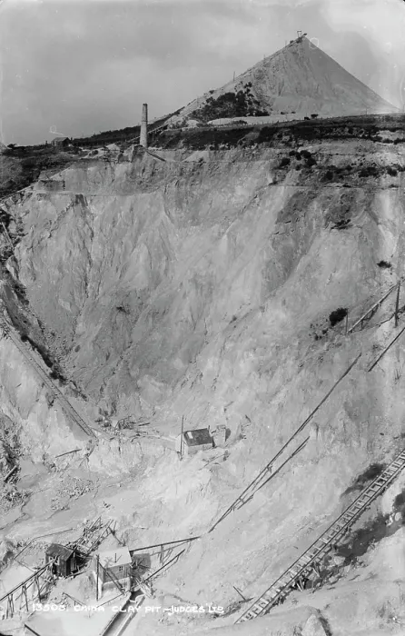 Framed Print : China Clay Pit Framed Print : China Clay Pit