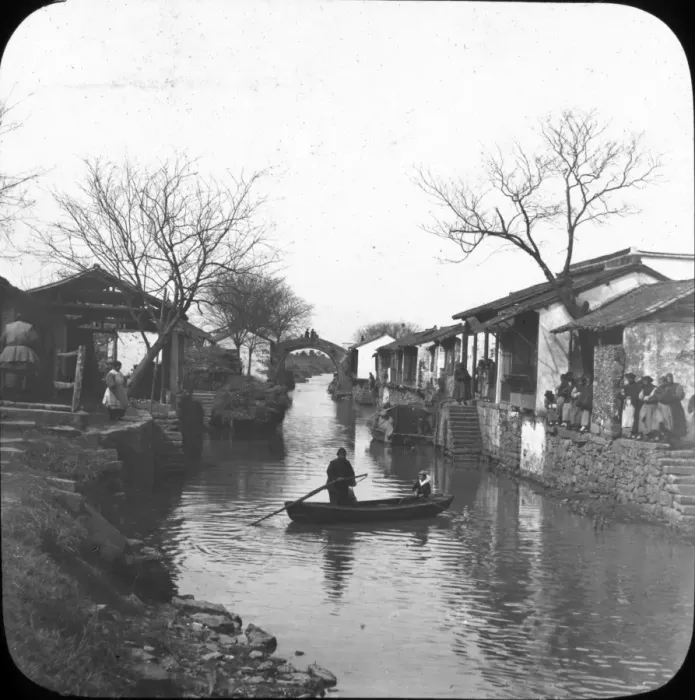 Framed Print : China - Creek (near Sochow) Framed Print : China - Creek (near Sochow)