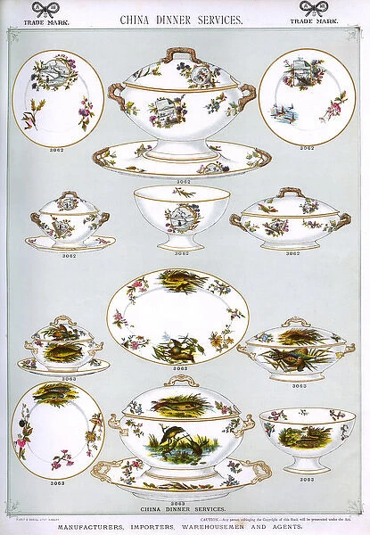 China Dinner Services, Plate 11