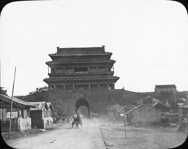 China - The Ha-Ta-Men, one of the Great Gates of Peking