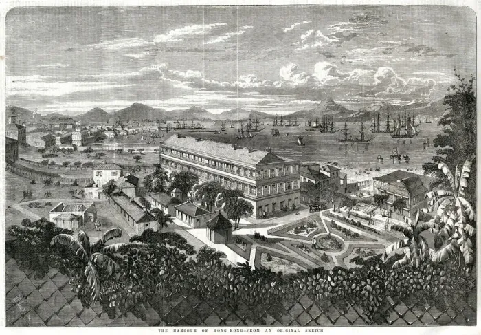 Framed Print : CHINA HONG KONG 1856 Framed Print : CHINA HONG KONG 1856