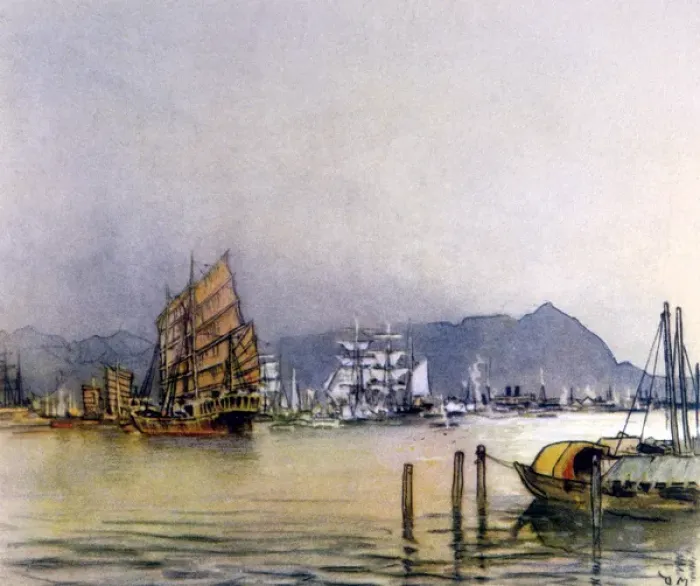 Framed Print : China / Hong Kong 1931 Framed Print : China / Hong Kong 1931