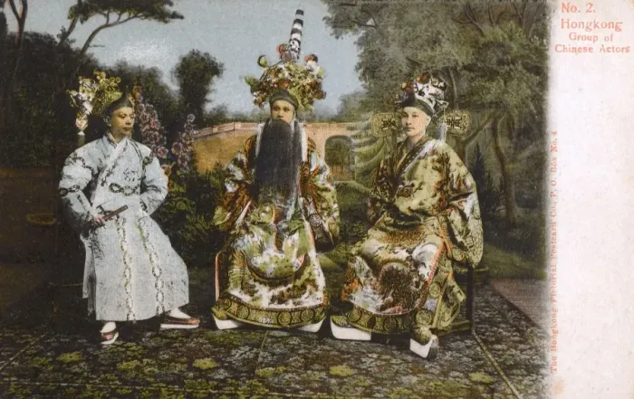 Framed Print : China - Hong Kong - Chinese Actors in lavish costumes Framed Print : China - Hong Kong - Chinese Actors in lavish costumes