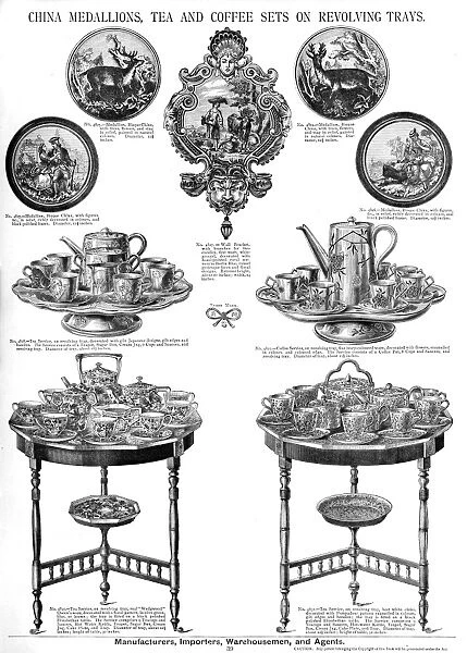 China medallions, Tea and Coffee Sets, Plate 39