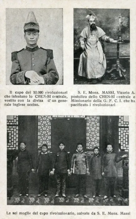 Framed Print : China, Missionary Eugenio Massi - Converted Revolutionaries Framed Print : China, Missionary Eugenio Massi - Converted Revolutionaries