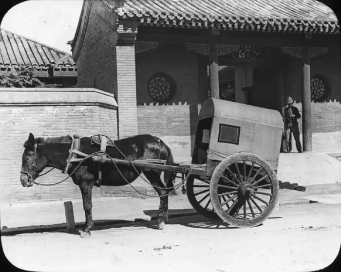 Framed Print : China - Peking Cart Framed Print : China - Peking Cart