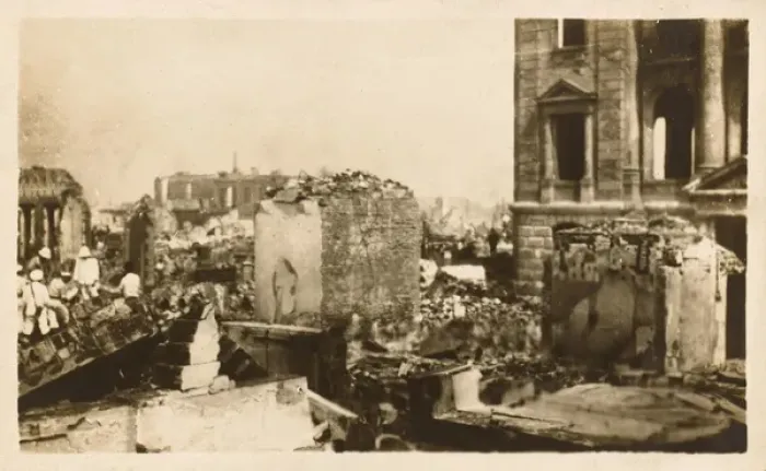 Framed Print : China - Shanghai - Devastation following Earthquake Framed Print : China - Shanghai - Devastation following Earthquake