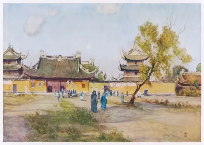 Framed Print : China / Shanghai Temples Framed Print : China / Shanghai Temples